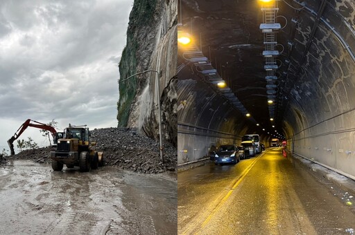 中颱「山陀兒」暴雨讓蘇花公路坍方 8車14人一度受困、「蘇澳-崇德」路段封閉