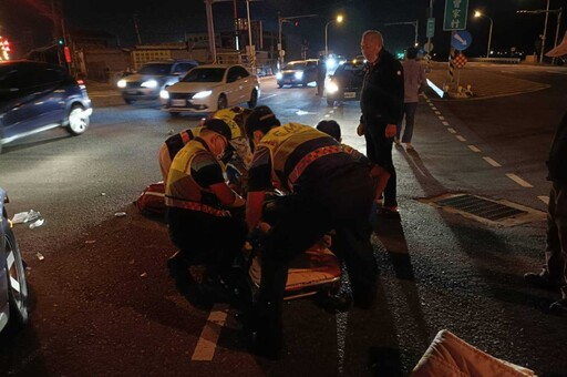 【行人地獄片】彰化3姊弟遭撞畫面曝光 老翁無照將2姐姐撞飛10多公尺命危