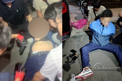 拒捕凶險畫面曝光!陳修將拔腿狂奔猛噴辣椒水 警方吃痛怒吼壓制