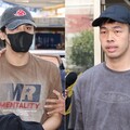 「閃兵11人」陸續到案 陳零九「雙手蓋衣服」被押進警局、陳大天坦然面對