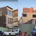 【有片】這不是AI合成！台南新建案挖地基 隔壁3層樓透天厝竟倒塌崩毀