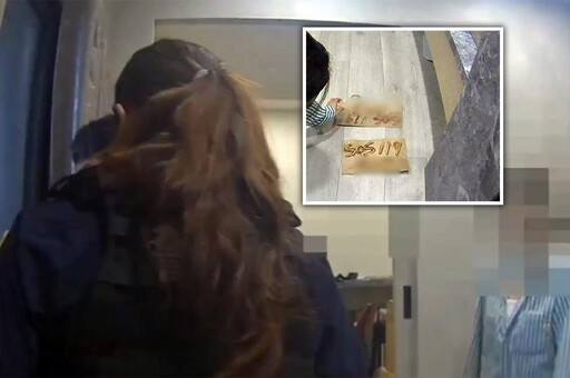 【有片】受困廚房43小時！台中女被怪風反鎖 番茄醬寫「SOS紙袋」丟窗外才獲救