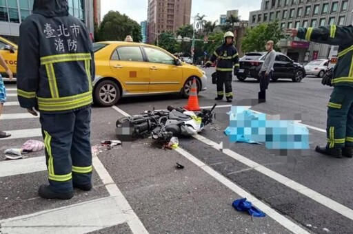 77歲吊車司機轉彎輾斃女騎士 男子見義勇為也被撞傷