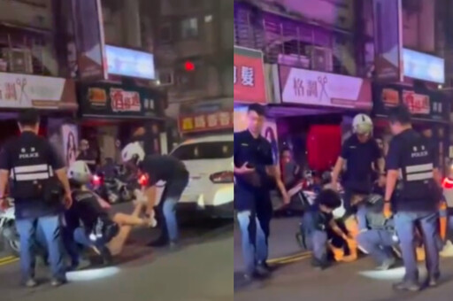 【有片】女星開BMW拒檢逃逸還撞警察 穿短裙躺地遭壓制畫面曝光