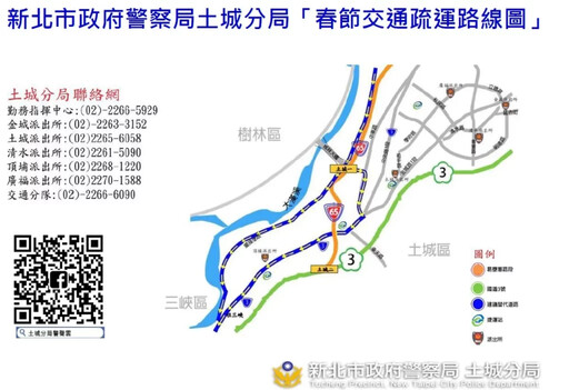 土城警加強春節交通疏導 讓市民順心過好年