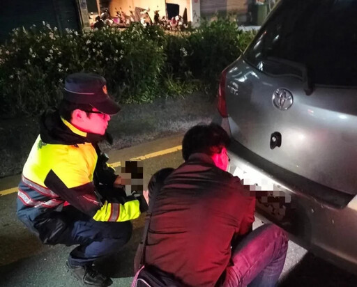 「這下難向爸爸交代」 無照加懸掛它車牌 樹林警開出4萬5仟餘元罰單