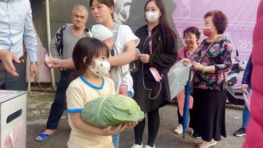 新北市議員劉美芳關懷菜農 發起捐贈發票換高麗菜愛心活動