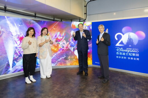 香港迪士尼與台北捷運共慶夢幻時刻 等你來開趴 迪士尼朋友穿上全新周年服飾現身 一同慶祝香港迪士尼20周年