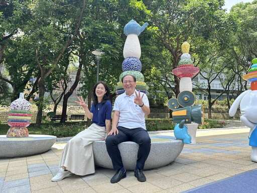 捷運三鶯線打造行動美術館 「有趣」首亮相!
