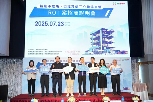 打造城市新風貌 基隆市立體停車場ROT案招商說明會圓滿成功