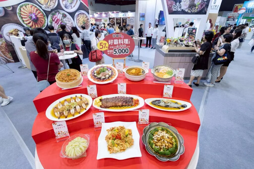 台灣美食展人氣爆棚 必比登美食超吸睛 彭湃海味、五星餐券快來搶