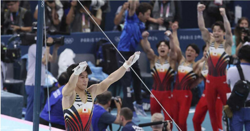 巴黎奧運／日體操男團大逆轉中國奪金！ 賽前獲《灌籃高手》經典名言鼓舞