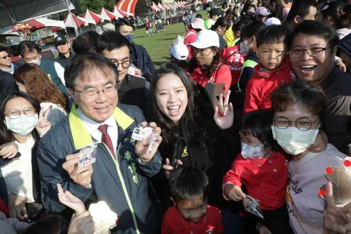 臺南市幼兒運動會活力展開 黃偉哲邀大小朋友齊聚共創溫馨回憶