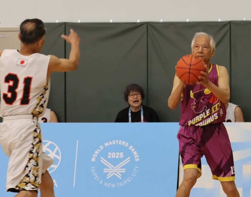 抗戰勝利80周年了 晉凱在世界壯年運動會打出80歲神射手的籃球神蹟