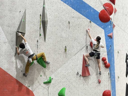 全國先鋒抱石運動攀登錦標賽熱血登場 各路好手齊聚台中