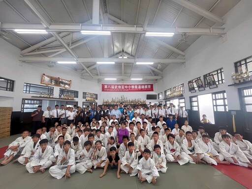 第八屆武德盃中小學柔道錦標賽開賽 百名柔道好手齊聚一堂