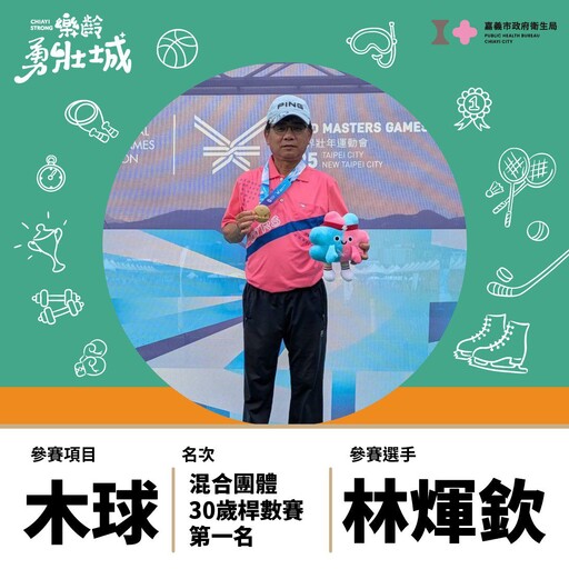木球混合團體奪金!嘉義市再添金