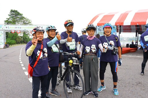 來嘉BIKE訪!1500車友齊聚蘭潭 大白熊x爽爽貓首度合體萌翻全場