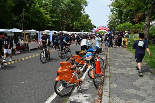 來嘉BIKE訪!1500車友齊聚蘭潭 大白熊x爽爽貓首度合體萌翻全場