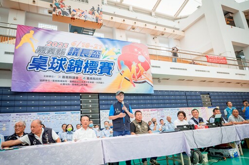 嘉義縣議長盃桌球賽火熱開打 近1300選手參戰氣氛超嗨