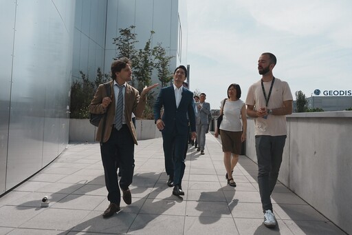 蔣萬安走進李洋王齊麟奪金地 為臺北運動場館政策找方向