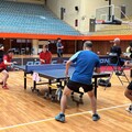 基隆市府員工桌球比賽火熱開打 上百名參賽選手同場較勁