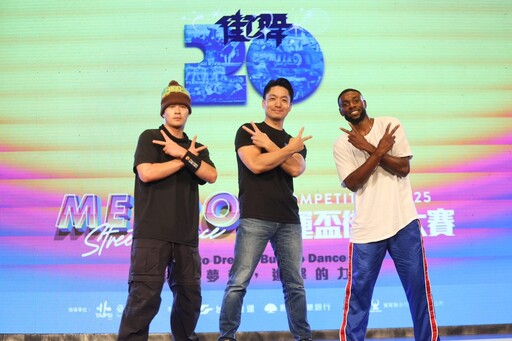舞力全開!蔣萬安為2025捷運盃街舞好手喝采