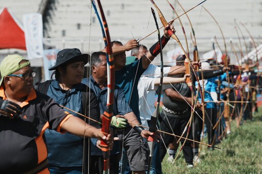 箭藝傳承！南投原民射箭賽 80隊競技展原民文化