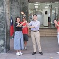 114年全國運動會聖火傳抵基隆 謝國樑率隊迎接盼選手再創佳績