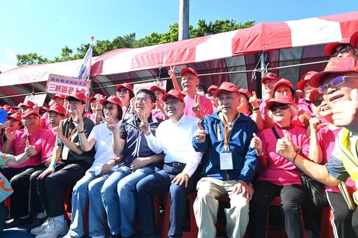 新北「長青趣味運動大會」登場 銀髮活力全開 2千名長者動健康