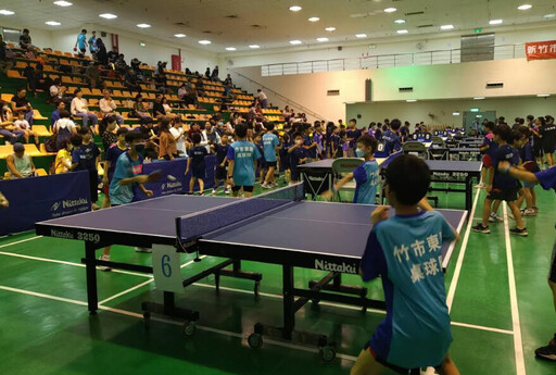 新竹市長盃桌球錦標賽開幕！逾700位選手同場較勁