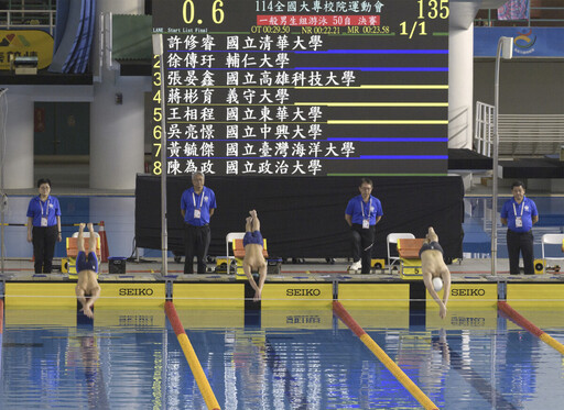 全大運一般組田徑、游泳表現亮眼 頻破紀錄展現實力