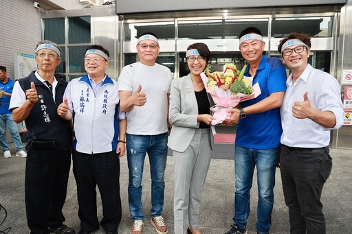 首屆全國青農運動會在南投 許淑華授旗盼旗開得勝