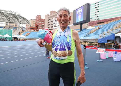 蒙古91歲爺爺選手Tseren 世壯運獨攬5金
