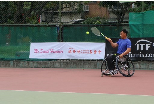 2018勝利杯第二十屆台灣國際輪椅網球公開賽在天母網球場展開