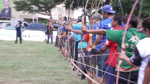 箭矢呼嘯飛翔 原住民傳統射箭首次亮相中部海線