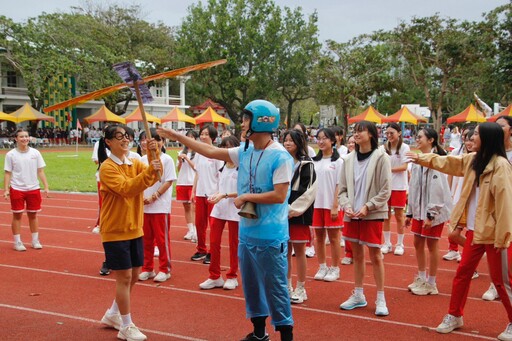 揮別地震樓倒陰霾 花女運動會燦爛登場