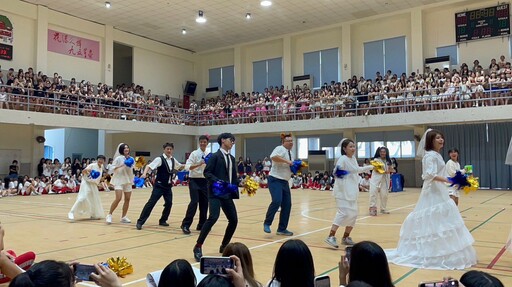 揮別地震樓倒陰霾 花女運動會燦爛登場