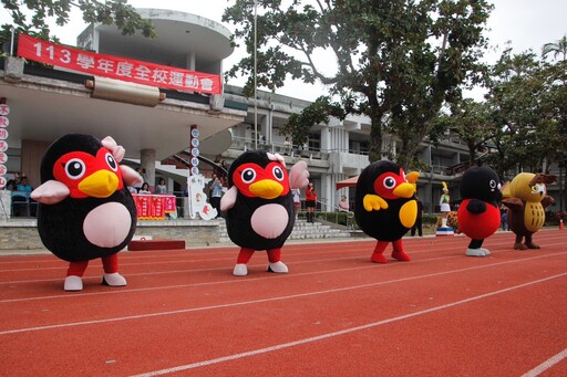 揮別地震樓倒陰霾 花女運動會燦爛登場