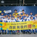 遠雄助追夢！寒溪少棒大巨蛋開球 部落之光岳東華蹲捕
