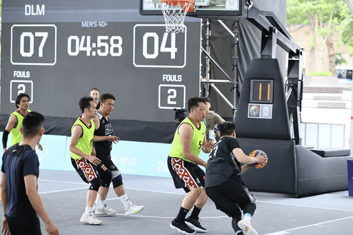 FIBA標準規格 世壯運3對3籃球決賽新北登場 打造國際級街頭籃球盛會