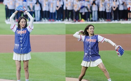 登MLB開球 賈永婕:讓世界看見臺灣