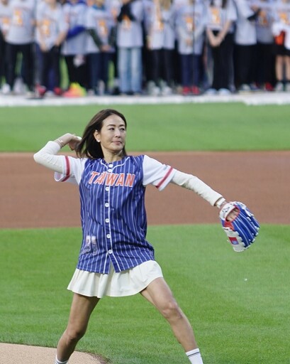 登MLB開球 賈永婕:讓世界看見臺灣