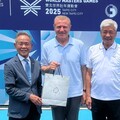 世壯運開賽總會主席來台 中華民國田協葉政彥、王景成探視老友