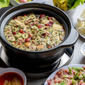 高雄新玩法4／溫潤養生的潮汕火鍋 「烽味」無花果湯底搭脆皮雞肉超清甜