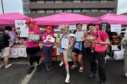 南市府首次參與日本靜岡縣伊豆稲取KINME馬拉松活動 燃起臺南農漁特產魅力