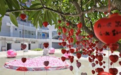 河樂廣場「愛情許願池」倒數 心型許願球串連浪漫