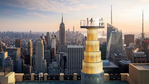 挑戰坐高空懸梁！到紐約洛克菲勒摩天大樓頂上吃午餐