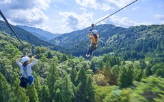挑戰日本最大規模戶外冒險設施 玩1公里長空中滑索、樹上野餐