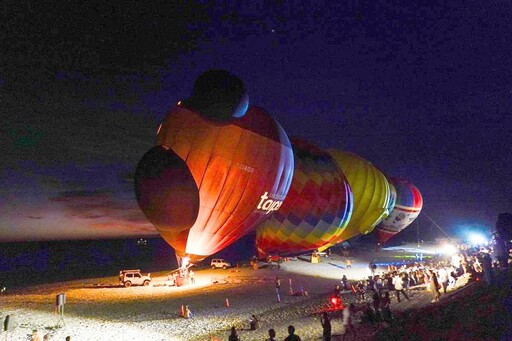 熱氣球X三仙台跨海步橋 譜出唯美曙光光雕之旅